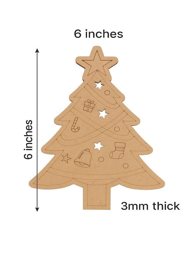 GreyArt DIY Christmas Wooden Painting Set for Kids - Easy to Assemble Christmas Craft Kit| Includes Paints & Brush | Holiday Art & Decoration Activity for Kids (Style-1) - Image 5